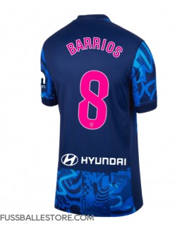 Günstige Atletico Madrid Pablo Barrios #8 3rd trikot Damen 2024-25 Kurzarm